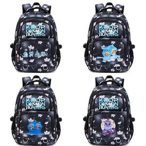 Sac à dos Kpop Demon Hunter imprimé, grande capacité, tendance, pour étudiant, décontracté et simple - Product Image 4