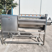 YouBan Borstelrol Schil- en Wasmachine CE-gecertificeerd Energiezuinig Hoge Capaciteit Groente- en Fruitverwerking
