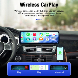 ZWNAV 2560*720p 14.9 นิ้ว รองรับ Apple Carplay สำหรับรถยนต์ Mercedes Benz CLS ปี 2012-2013 ระบบปฏิบัติการ LINUX เครื่องเล่นมัลติมีเดียในรถยนต์ พร้อมระบบนำทาง GPS - Product Image 4