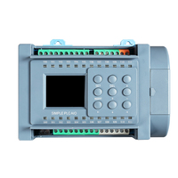 Huaqingjun 8-in 8-out Salida de transistor PLC 2AO 0-20mA Salidas de pulso Controlador lógico programable analógico para motores paso a paso