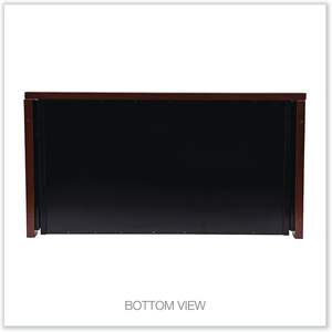 Alera VA312414MC Organizador de escritorio y cajones de la serie Valencia, con cajón central, 24 1/2 pulgadas de ancho x 15 pulgadas de profundidad x 2 pulgadas de alto, color cerezo medio - Product Image 1