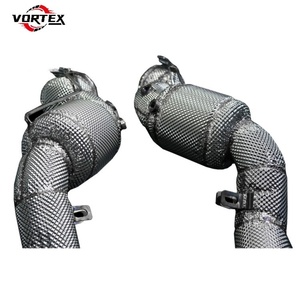ระบบท่อไอเสียดาวน์ไปป์สแตนเลสประสิทธิภาพสูง Vortex สำหรับเฟอร์รารี่ 812 - Product Image 2