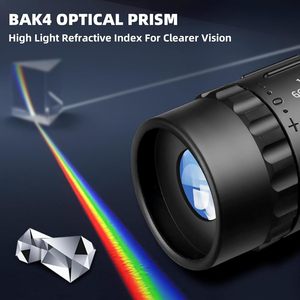 Công suất cao nhỏ gọn HD BAK4 lăng kính và ống kính FMC Kính viễn vọng một mắt cầm tay cầm tay chim xem Cruising Kính thiên văn ngoài trời - Product Image 5