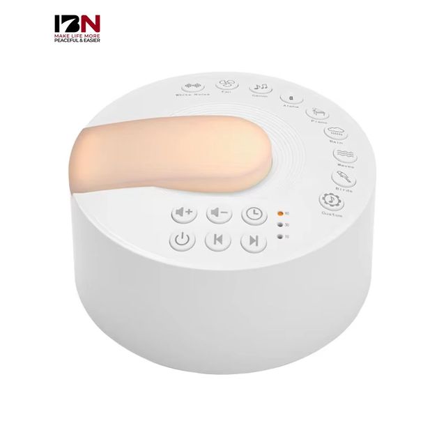 IBN 2026 New Automatic Portable White Noise Machine with 15 Soothing Sounds USB Plug-in Powered Office Naps Travel Sleep Aid