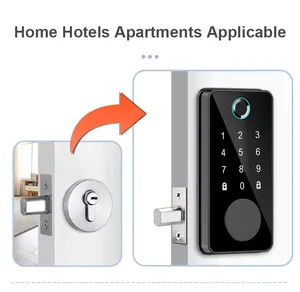 APP Remotely Phone Control Factory Delivery Smart Fingerprint Digit Cabinet Lock Smart Lock Manufacture Smart Lock Deadbolt