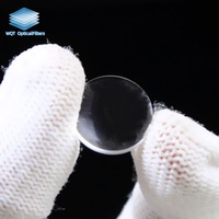 Lapisan Anti-Reflektif Lensa Cembung Plano Lensa Akromatik Diameter 20mm Ketebalan 10mm untuk Teleskop