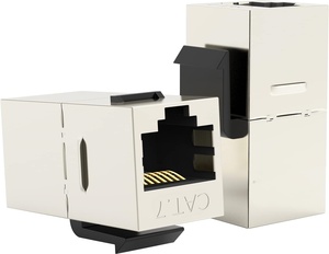 RJ45 Coupler 10Gbps cat8 Cat7 Cat6 <span class=keywords><strong>Cat5</strong></span> Ethernet Cáp <span class=keywords><strong>Extender</strong></span> Adapter LAN nối Coupler nữ để nữ Coupler - Product Image 2