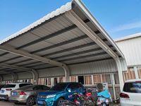 Trip Solar TP-GS-SC-S Waterproof Steel Aluminum Alloy Solar Panel Carport Mounting Sertifikasi CE Beban Angin 40m/s 1.4KN/M2
