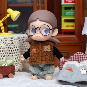 Ga Zi Jie <b>Doll</b> Clothes Plush Vest Zsiga 8/10 Action Figure Outfit Unisex Collectible Toy Wear - Product Image 4