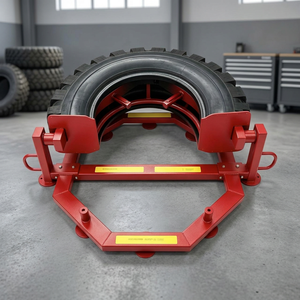 Heavy Duty Rolling Tire Flip Trainer, Weight Plate Compatible Commercial Gym Personal Training Studio Fitness Equipment - Product Image 3