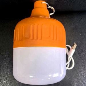 หลอดไฟฉุกเฉิน LED T105 150W AC 220V ขั้ว E27 แสงสีขาว แบตเตอรี่ลิเธียมสำรอง 3 ชั่วโมง 1200mAh IP20 ไฟฉุกเฉิน - Product Image 1