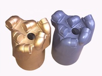 Foret PDC à corps matriciel de 75 mm en diamant forgé et moulé pour le forage de puits de pétrole et d'eau, équipement de forage