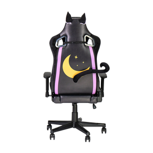 <span class=keywords><strong>Sillas</strong></span> de oficina de lujo púrpura <span class=keywords><strong>diablo</strong></span> negro gato Silla de juego respaldo alto ergonómico ordenador Silla de carreras con cola negra - Product Image 3