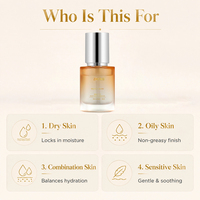 Sérum réparateur hydratant pour peaux sensibles avec vitamine C, glycérine et acide hyaluronique, soin apaisant pour la peau, 30 ml
