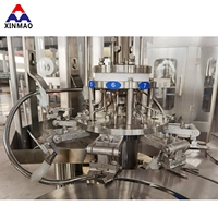 Projet d'usine d'embouteillage d'eau minérale pure XINMAO 8000BPH Machine de remplissage d'eau de bouteille entièrement automatique