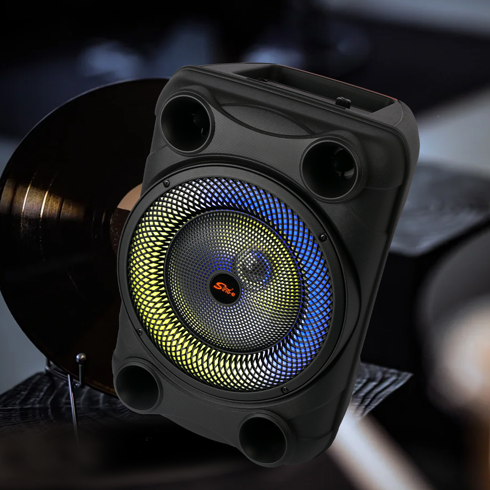 SING-E ZQS8148 BT Portable Outdoor Wireless Speaker - 8-inch