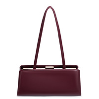 Sac fourre-tout d'épaule de luxe léger à texture vintage, sac selle de niche à porter sous le bras, avec une seule bandoulière