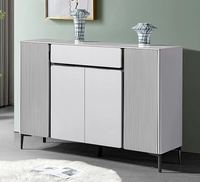 Nouvelle conception moderne de buffet de salle à manger en bois MDF réglable avec rangement