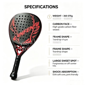 <span class=keywords><strong>Raquette</strong></span> de <span class=keywords><strong>padel</strong></span> 12k, protection de <span class=keywords><strong>raquette</strong></span> de <span class=keywords><strong>padel</strong></span>, logo personnalisé pour les joueurs professionnels, <span class=keywords><strong>raquette</strong></span> de <span class=keywords><strong>padel</strong></span> professionnelle, surface rugueuse 3D - Product Image 3