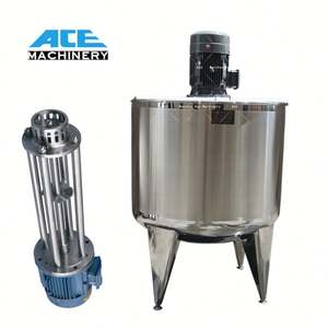 Système de levage 200L avec décharge inclinable pour la fabrication de cosmétiques, équipement de production de gels, pâtes et onguents, mélangeur homogénéisateur sous vide - Product Image 4