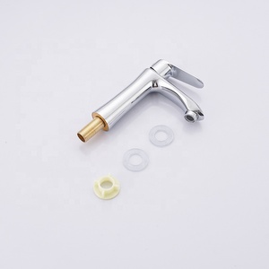 Contemporaneo singolo foro montato zinco rubinetto ad acqua fredda a maniglia singola per il lavandino del bagno stile misurato - Product Image 4