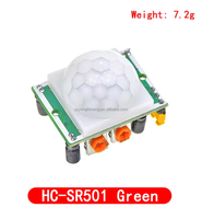 Module détecteur de mouvement infrarouge pyroélectrique IR HC-SR501 réglable pour kits Raspberry Pi + Boîtier