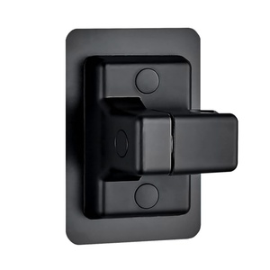Bathroom Adjustable Strong Adhesive Mount <b>Bracket</b>, Waterproof Universal Shower Head Holder, No Drilling Wall <b>Bracket</b> - Product Image 1