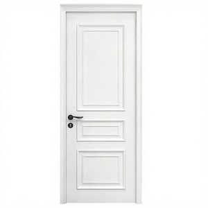 Lightweight Modern Security WPC Composite Entry Door for Apartment Home Use Side Opening Finished Surface <b>Fire</b> Prevention Easy - Product Image 4