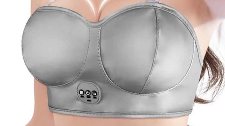 electric vibrating breast enhancer enlargement massager TAKROL Electric Breast Massage Bra Vibration Chest Massager Wireless Breast  Enhancement Instrument Breast Heating Stimulator Enhancer main image 1
