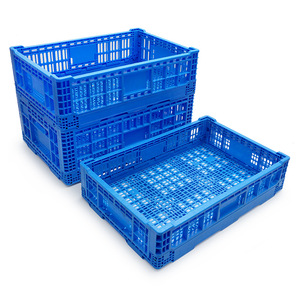 Cajas de plástico plegables de 600x400x140 mm, cajas de almacenamiento de alta resistencia para logística y exhibición en supermercados - Product Image 2