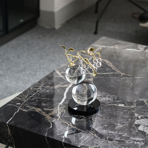 Factory Luxury Chinese Crystal Gourd For Home Decor Modern Art Living Room Desktop Crystal Ornaments
