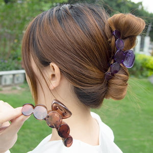 In magazzino 9.8cm 3.5 pollici Matte Sweer PC Vintage Hair Claws Clip per Gril Artstar 8376 - Product Image 3