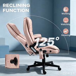<span class=keywords><strong>Chaise</strong></span> <span class=keywords><strong>de</strong></span> <span class=keywords><strong>bureau</strong></span> confortable avec rembourrage et massage, réglable en hauteur, pivotante à 360°, inclinable, avec chauffage, <span class=keywords><strong>pour</strong></span> adultes, travail et détente - Product Image 6