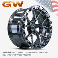 Jantes BeadLock GW 17 18 19 20 pouces 5x112 5x120 en alliage forgé pour BMW M3 M4 G80 G82 M8 Mustang GT Chevrolet Corvette Z06