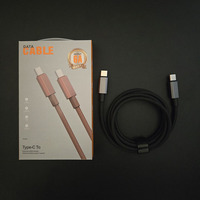 Cables USB Tipo C a 8 Pines con Trenzado de Tela Resistente a la Flexión, Atractivos y Modernos, con Corriente 3A para iOS