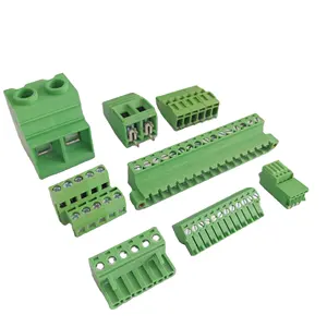 Good Price Of New Design Screw Clamp Terminal Block Connector Pluggable Type 5.08mm Pitch Pcb Terminal Block Connector