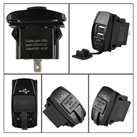 Prix d'usine Chargeur de voiture USB 12V/24V 3.1A Double port USB pour voiture Prise de charge 100W Chargeur de voiture