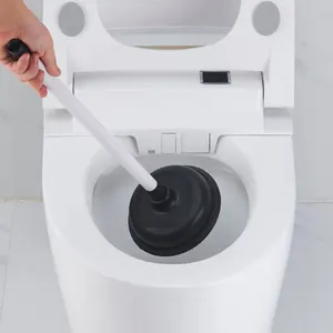 2023 New Arrive Banheiro Toilet Cleaning PVC Plastic Toilet Plunger Forte Sucção Toilet Cleaning Tool