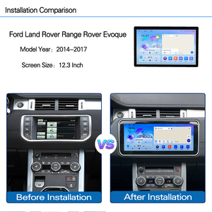 Lecteur multimédia automobile Android 15 8+256G pour <span class=keywords><strong>Land</strong></span> <span class=keywords><strong>Rover</strong></span> Range <span class=keywords><strong>Rover</strong></span> <span class=keywords><strong>Evoque</strong></span> 2014-2017 |   Navigation GPS, autoradio sans fil <span class=keywords><strong>CarPlay</strong></span> - Product Image 3