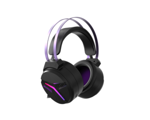 Jedel <strong>Double</strong> Headband RGB Gaming Headset USB Wired Over Ear Game Headphones With Noise Cancelling Microphone for <strong>PC</strong> PS4 PS5 Xbox - Product Image 6