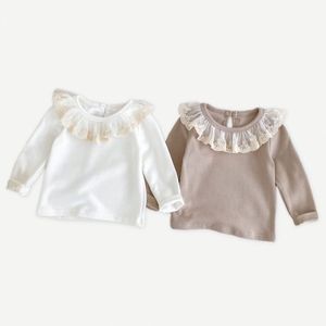 Engepapa เสื้อเชิ้ตแขนยาวคอลูกไม้สำหรับเด็กผู้หญิงสำหรับฤดูใบไม้ร่วงและฤดูใบไม้ผลิ - Product Image 1