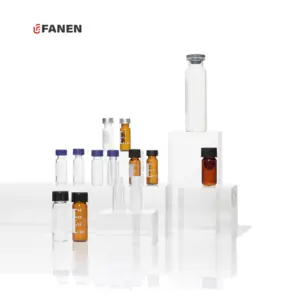 Fanen Hplc Vial Septa Cap Suit For 1ml Clear Sample Bottle Vial Sample