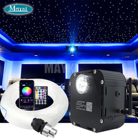 Moteur de lumière à fibre optique RGBW 50W Twinkle starlight phare projecteur plafonnier étoile à fibre optique