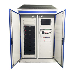 Conteneur de stockage d'énergie 215 kWh, armoire de batterie LiFePO4, refroidissement par air, réseau hybride, communication RS485, utilisation extérieure - Product Image 3