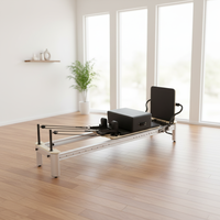 2026 Vente directe usine Reformer de Pilates en alliage d'aluminium avec rail complet, équipement ultime pour le renforcement du tronc