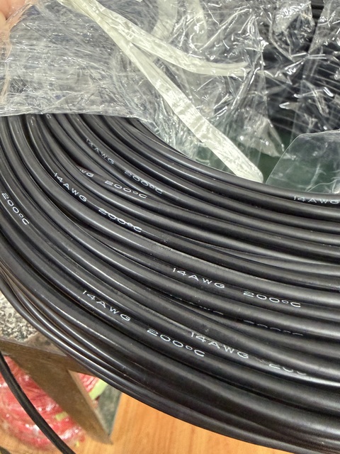14 Awg High Temperature Heat Resistance Flexible Silicone Tinned Copper Wire Cable Roll Battery New Energy Silicone Cable Wire