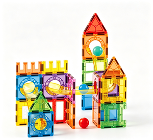Oferta Especial: 30 Piezas de Bloques Magnéticos con Rodamientos de Bolas de ABS de 7.5cm, Juguetes Educativos STEM para Niños en Preescolar y Juego en Casa - Product Image 4