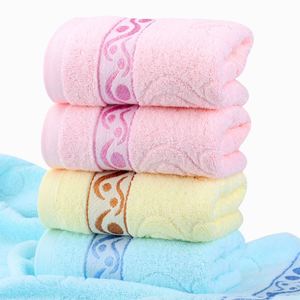 Serviette de toilette et de visage en coton tissé écologique à séchage rapide, personnalisable avec logo, couleur unie, lavable en machine, pour le nettoyage domestique (vente en gros) - Product Image 2