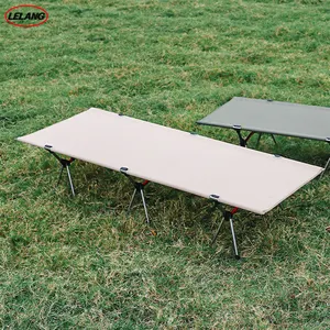 Venta caliente Camping cama plegable Cama plegable portátil para uso al aire libre retráctil soporte de cama enrollable