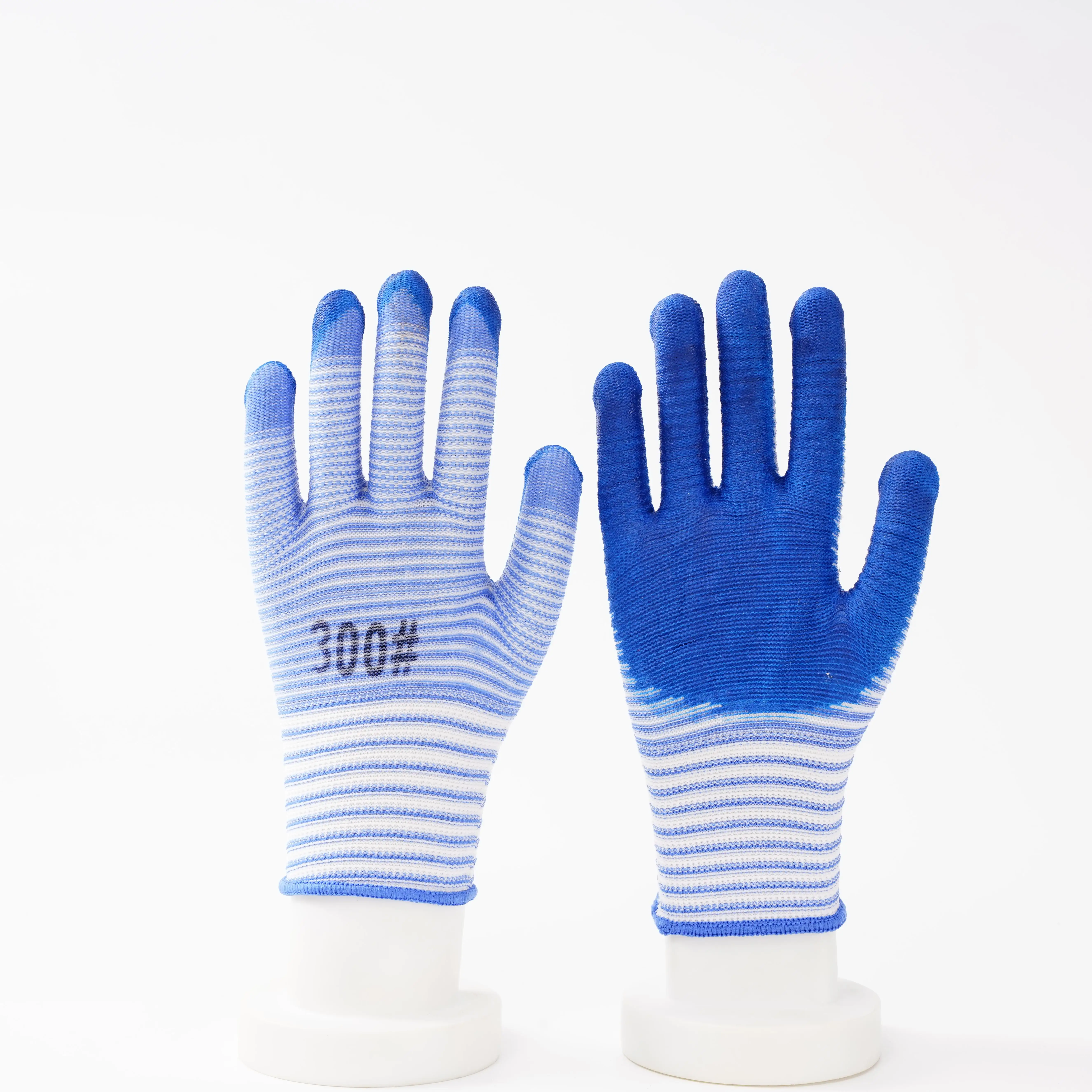 U3 màu xanh Nitrile găng tay tráng dầu-proof Nitrile plam găng tay mịn hoàn thành cao su Nitrile găng tay tráng